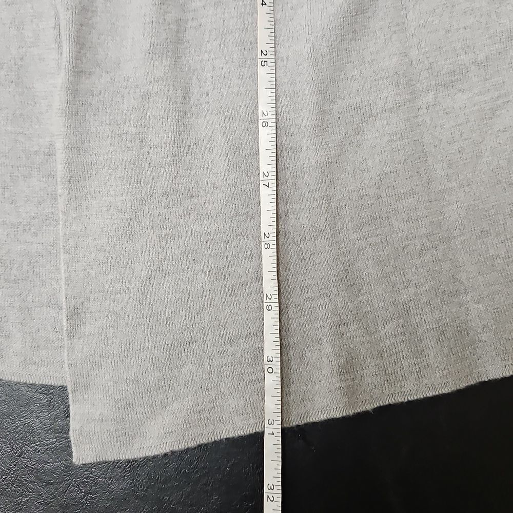 Talbots Womens Gray Elbow Sleeve Pure Merino Wool Cardigan Size 2x* Mature Work - Picture 8 of 10
